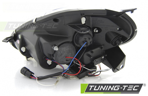 LED Tagfahrlicht Scheinwerfer für Fiat Punto EVO 09-12 schwarz